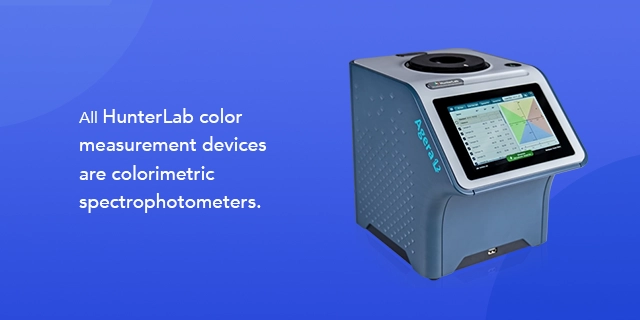 Agera L2 spectrophotometer with a color plot displayed on its onboard touchscreen.