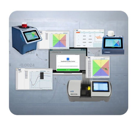 HunterLab instruments using EasyMatch Quality Central software