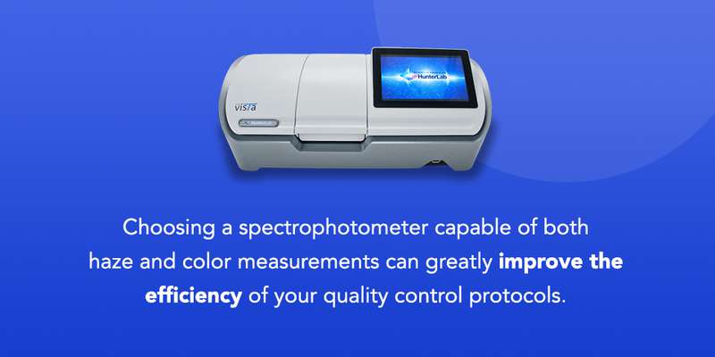 Spectrophotometers Are Capable of Measuring Haze and Color