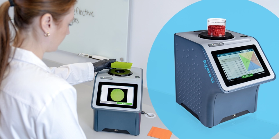 Agera L2 bench top spectrophotometer for measuring color reflectance
