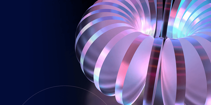 Colorful disks positioned in a circle