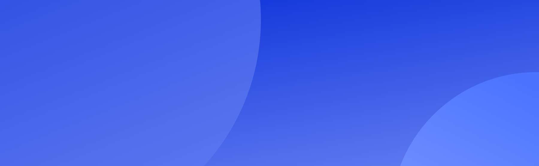 Dark blue background with circular shapes