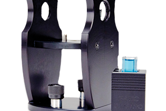 Cell holder base assembly for the UltraScan VIS and PRO spectrophotometers