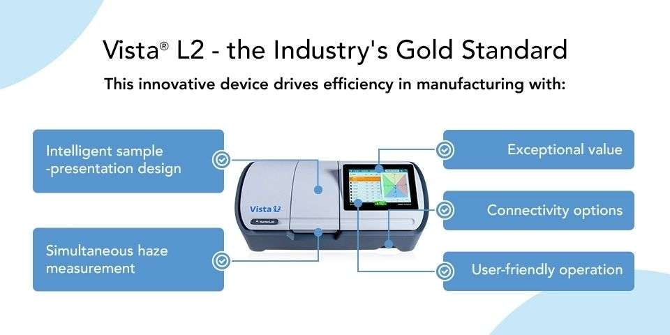 Showcasing the features of the HunterLab Vista spectrophotometer