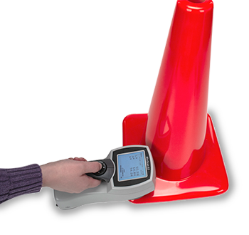 safety cone color measurement device