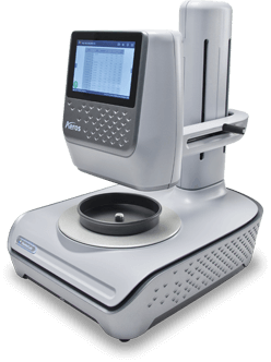 Angled view of the Aeros spectrophotometer
